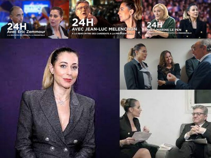 Apr S Le Candidat Zemmour Voil Jean Luc M Lenchon Et Marine Le Pen Chez L Influenceuse